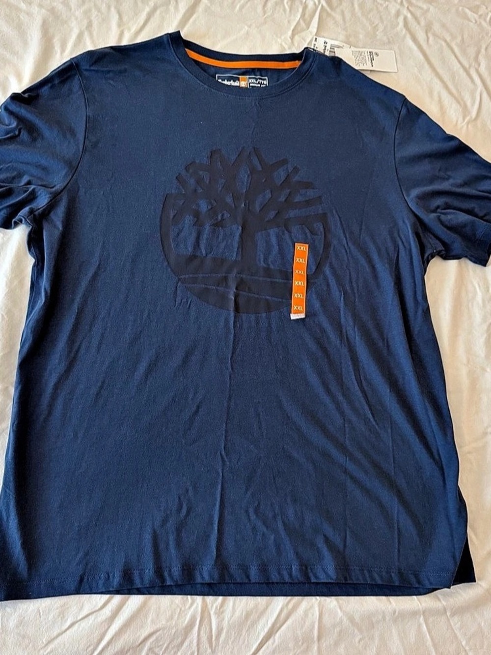 Timberland Men's Cotton Tee Blue Size XXL NWT